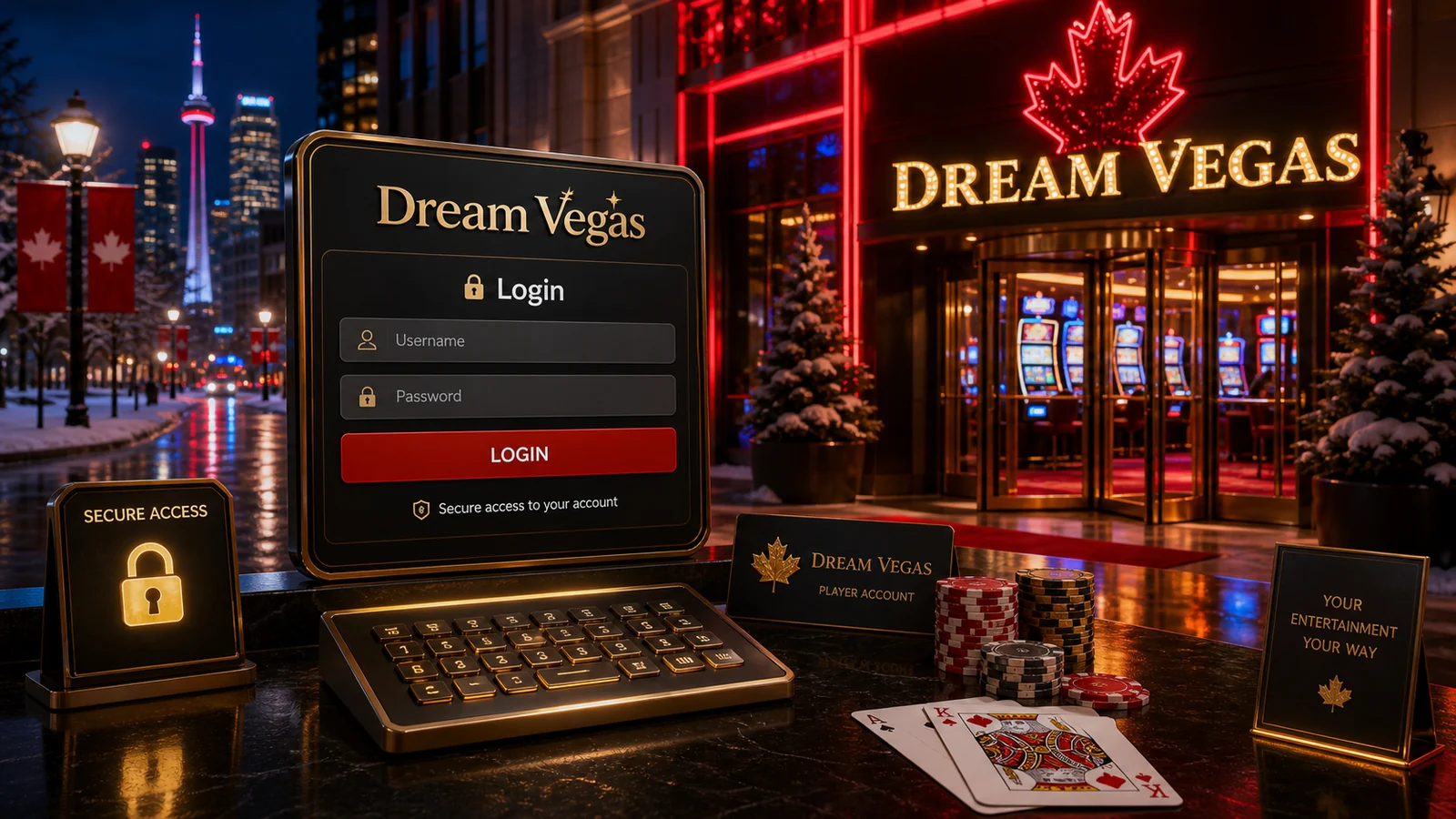 Dream Vegas Login Canada: Safe Account Access content banner
