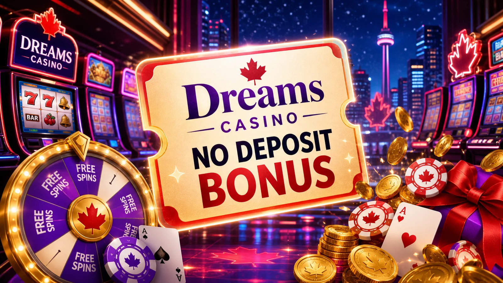 Dreams Casino No Deposit Bonus Canada: Entity And Terms Check content banner