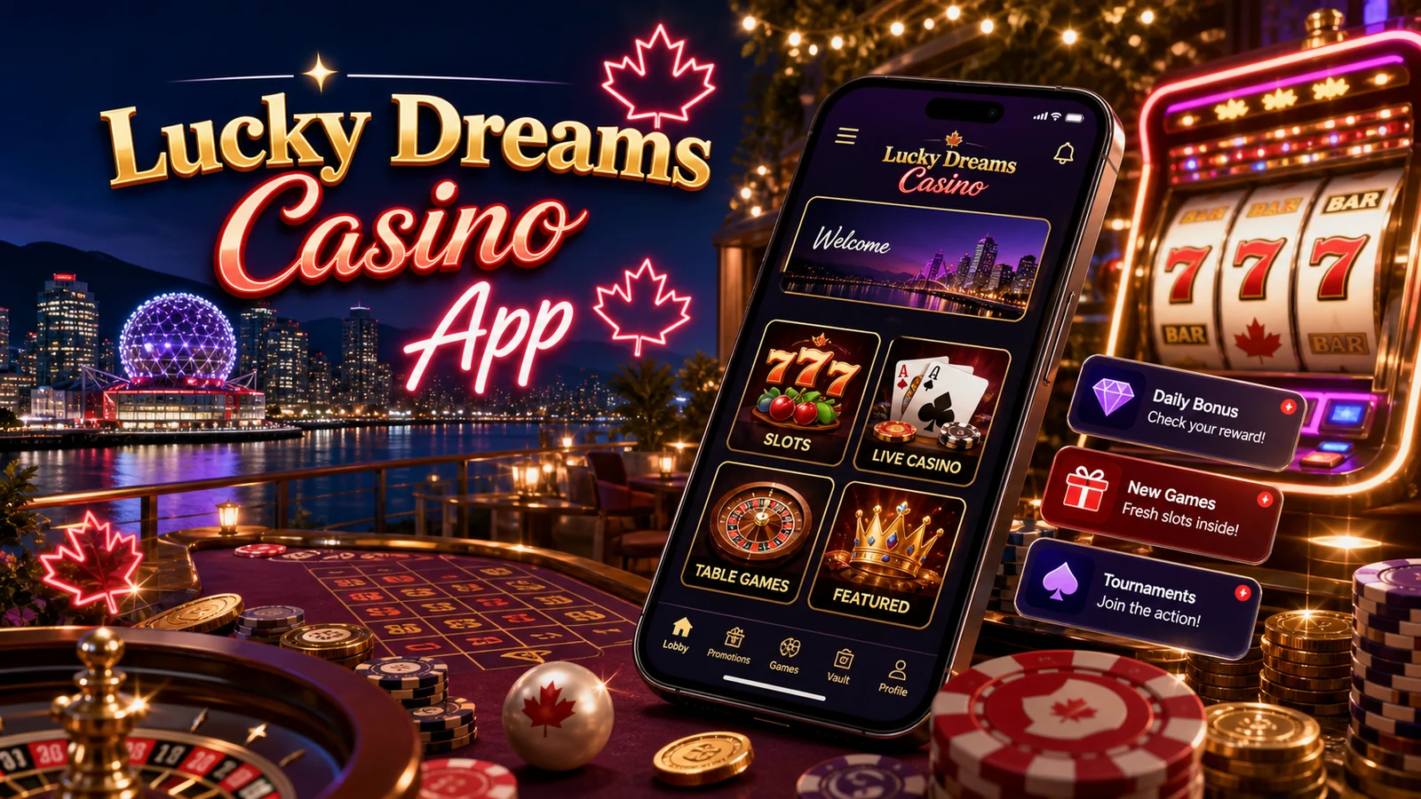 Lucky Dreams Casino App Canada: Mobile Play Checks content banner