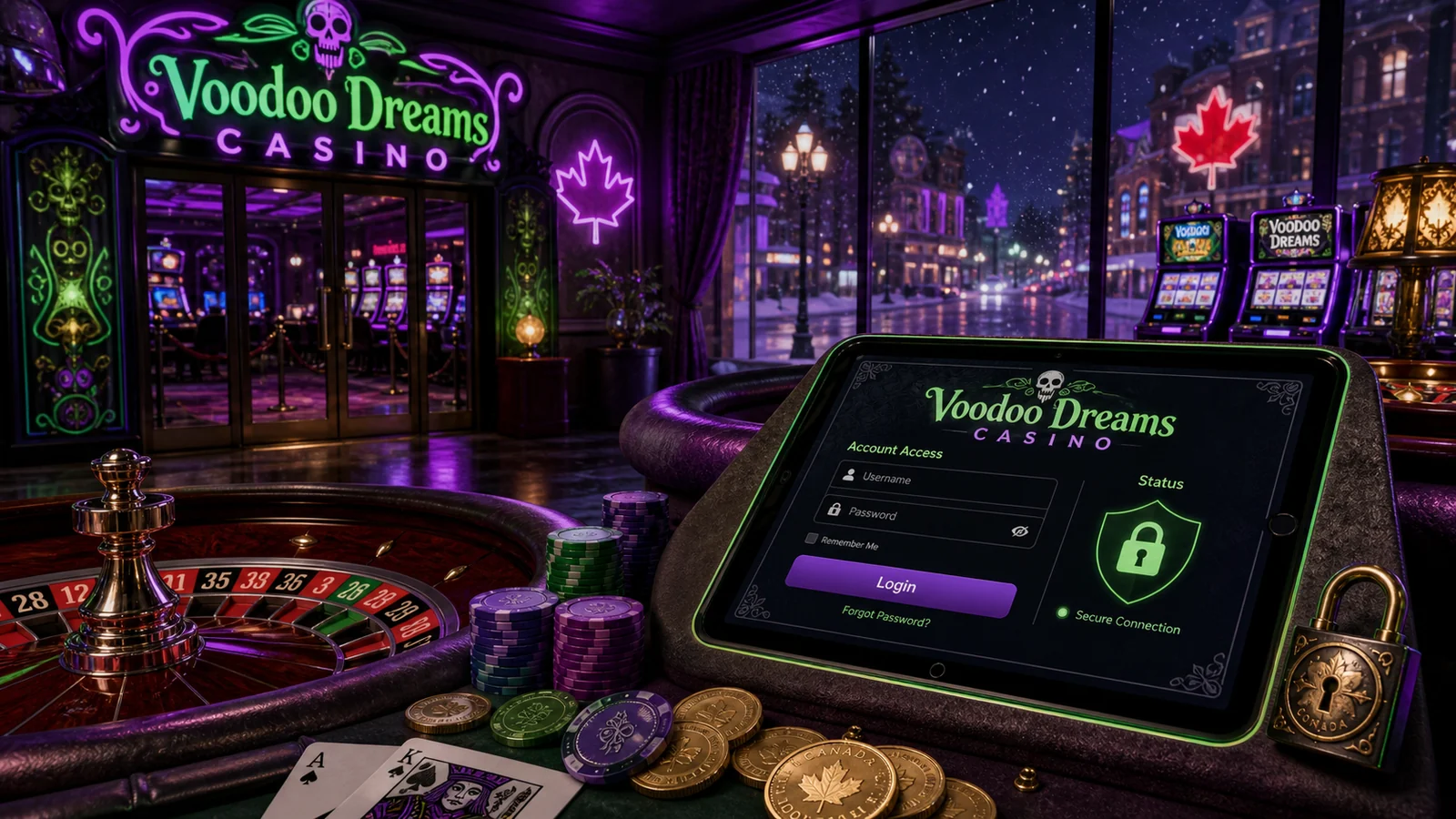 Voodoo Dreams Casino Login Canada: Account Access Guide content banner